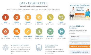 california psychics astrology|accurate horoscope for today.